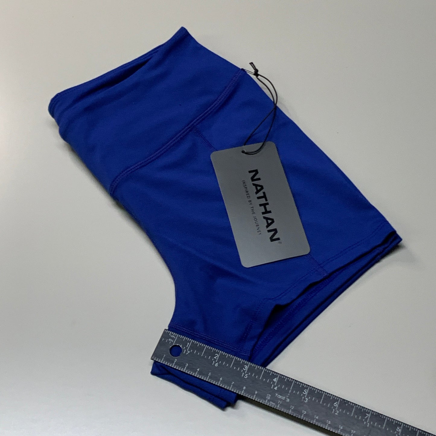 NATHAN Interval 3" Inseam Bike Short Womens Sodalite Blue Sz XS NS51040-60247-XS
