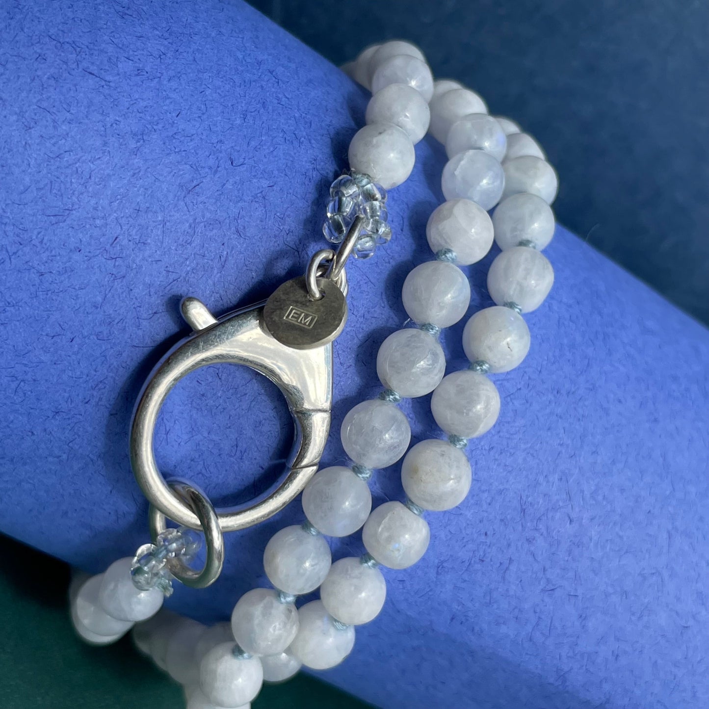 Rainbow Moonstone Medium + Clasp