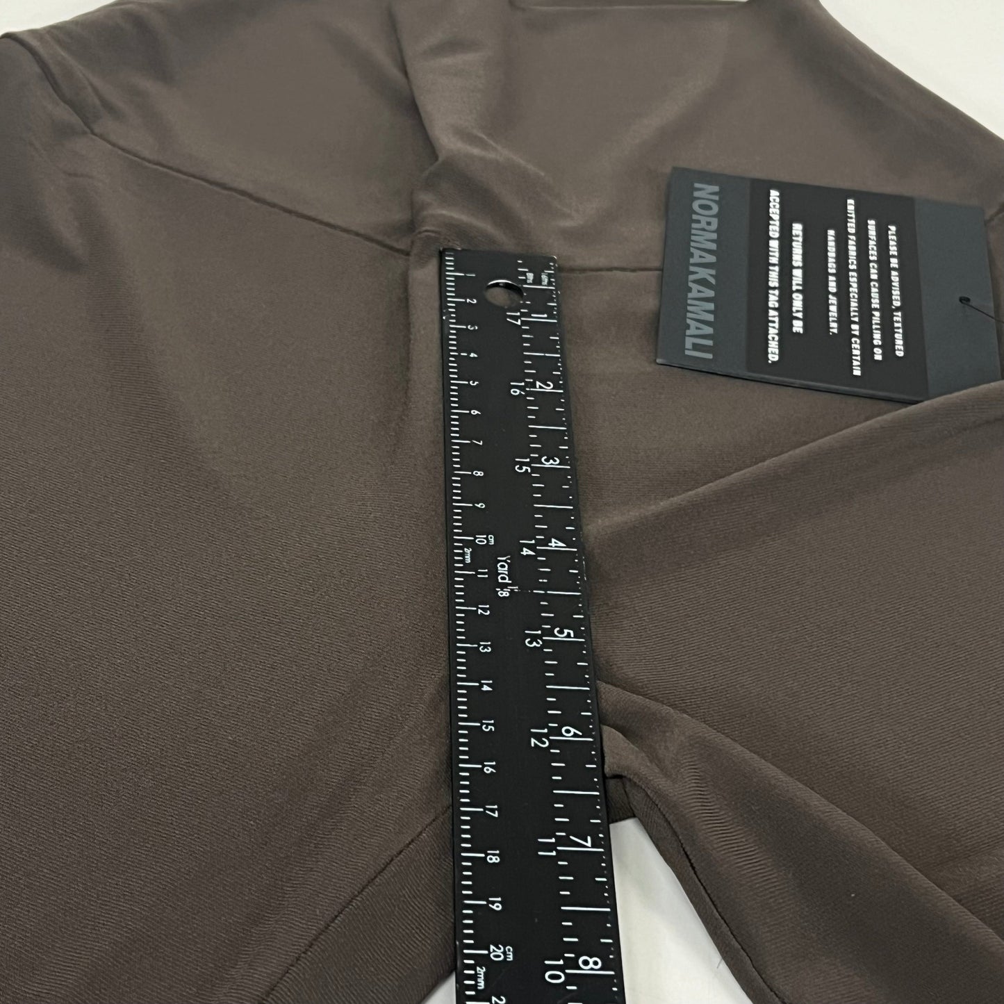 NORMA KAMALI Lightweight Slinky Jersey Fabric Boot Pant Women's Sz XS Chocolate