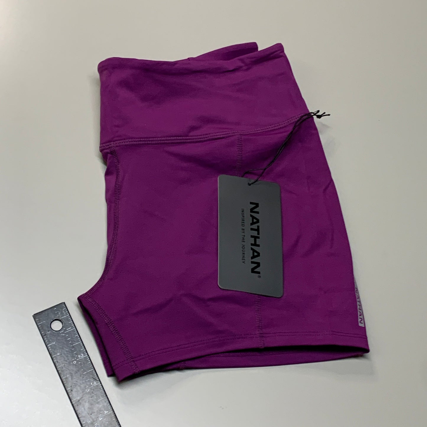 NATHAN Interval 3" Inseam Bike Short Women's Plum Size XL NS51040-70030-XL