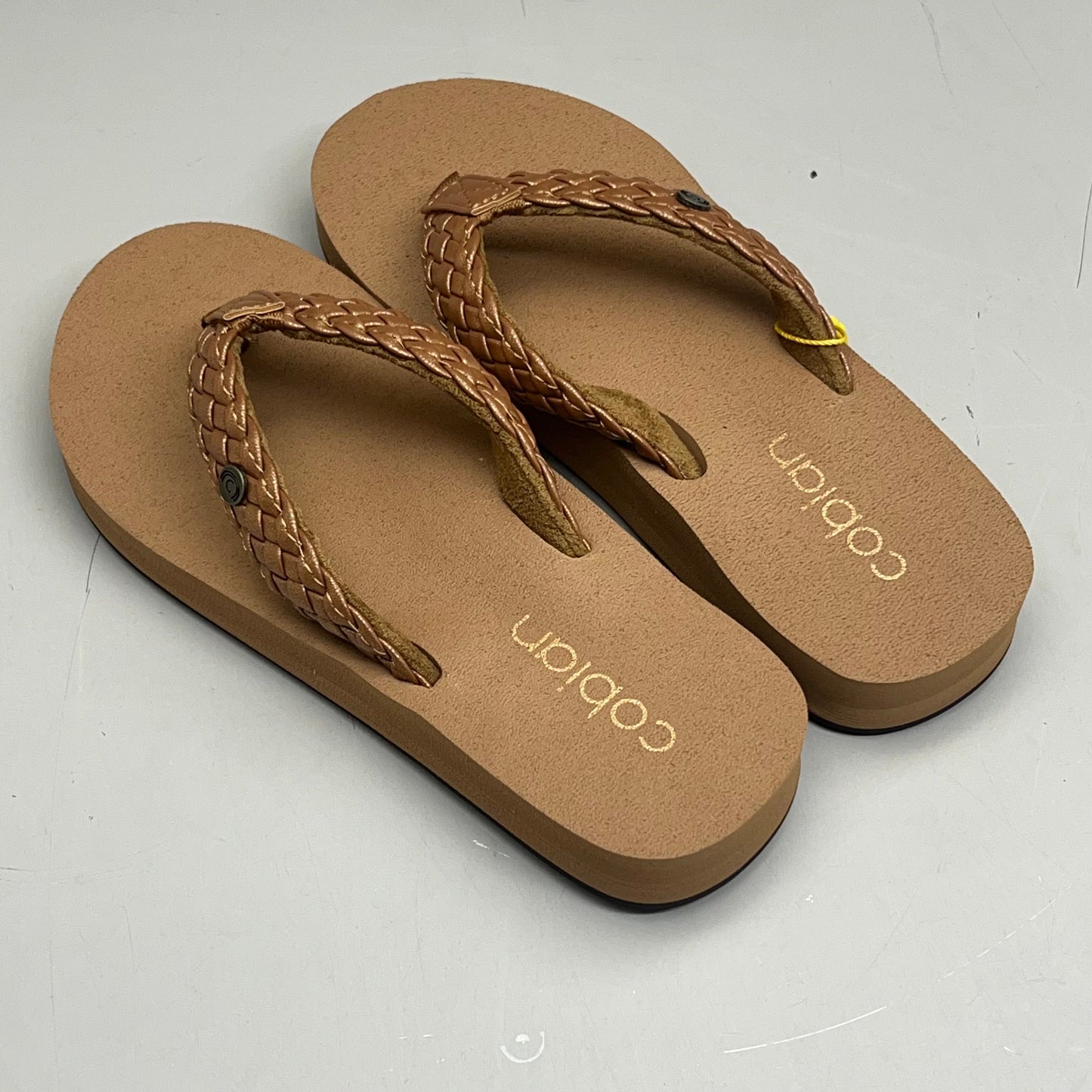 COBIAN Braided Bounce Sandals Women's SZ 9, EU 39.5 Chestnut BRB10-210-9