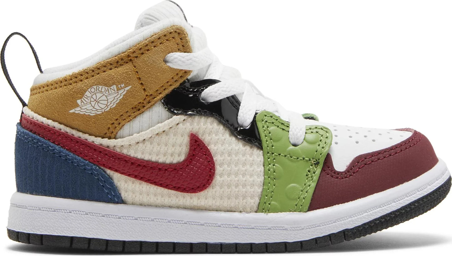 Air Jordan 1 Mid SE TD 'Messy Room' Size 3C New