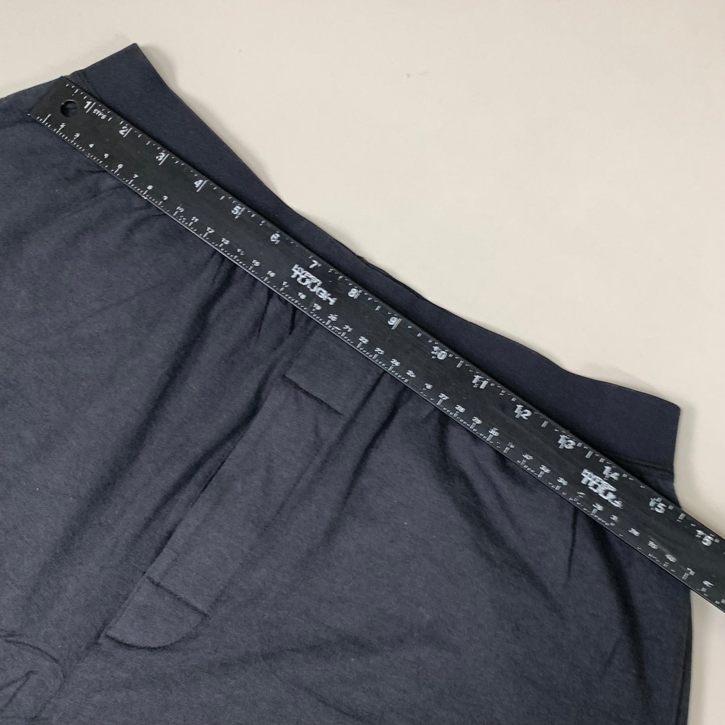 SKIMS Soft Boyfriend Loose Straight-Leg Relaxed Pant Full Length Women Sz M Onyx