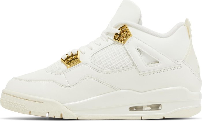 Jordan 4 Retro Metallic Gold New Size 7.5W
