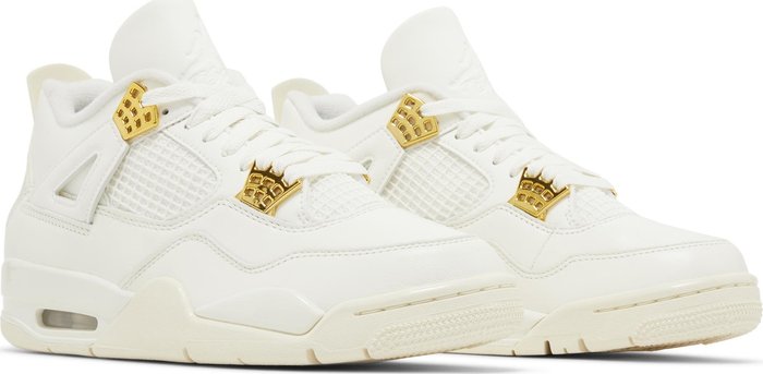 Jordan 4 Retro Metallic Gold New Size 7.5W