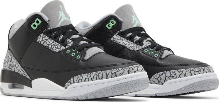 Jordan 3 Retro Green Glow New Size 15M