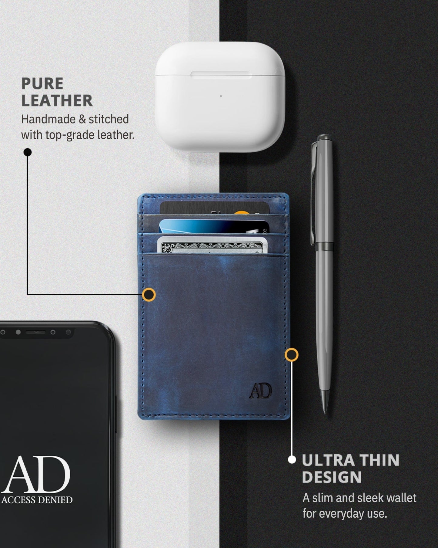 Slim Minimalist Card Holder