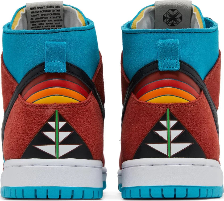 Nike SB Dunk High Di'orr Greenwood Navajo Arts Size 8.5M / 10W New