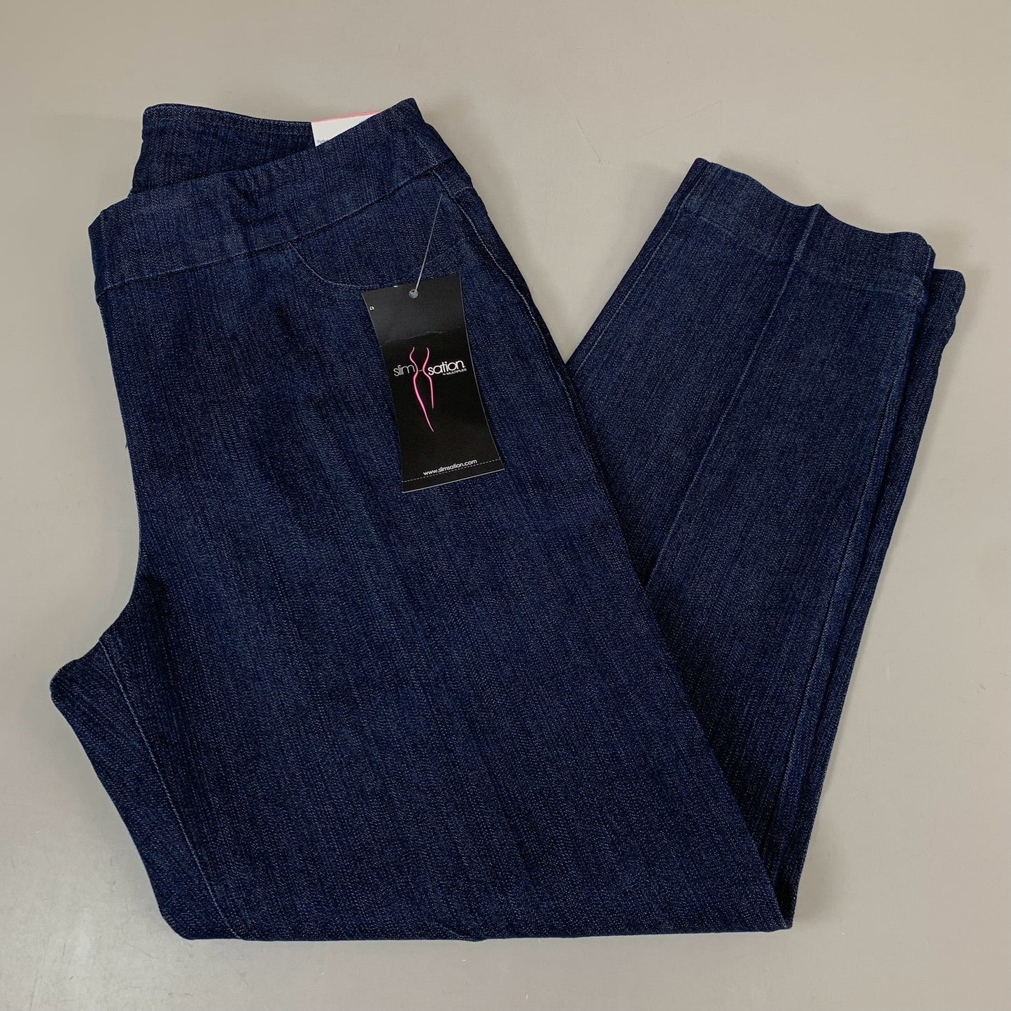MULTIPLES Ankle Pants Petite Women's Sz 12P Denim M2623P