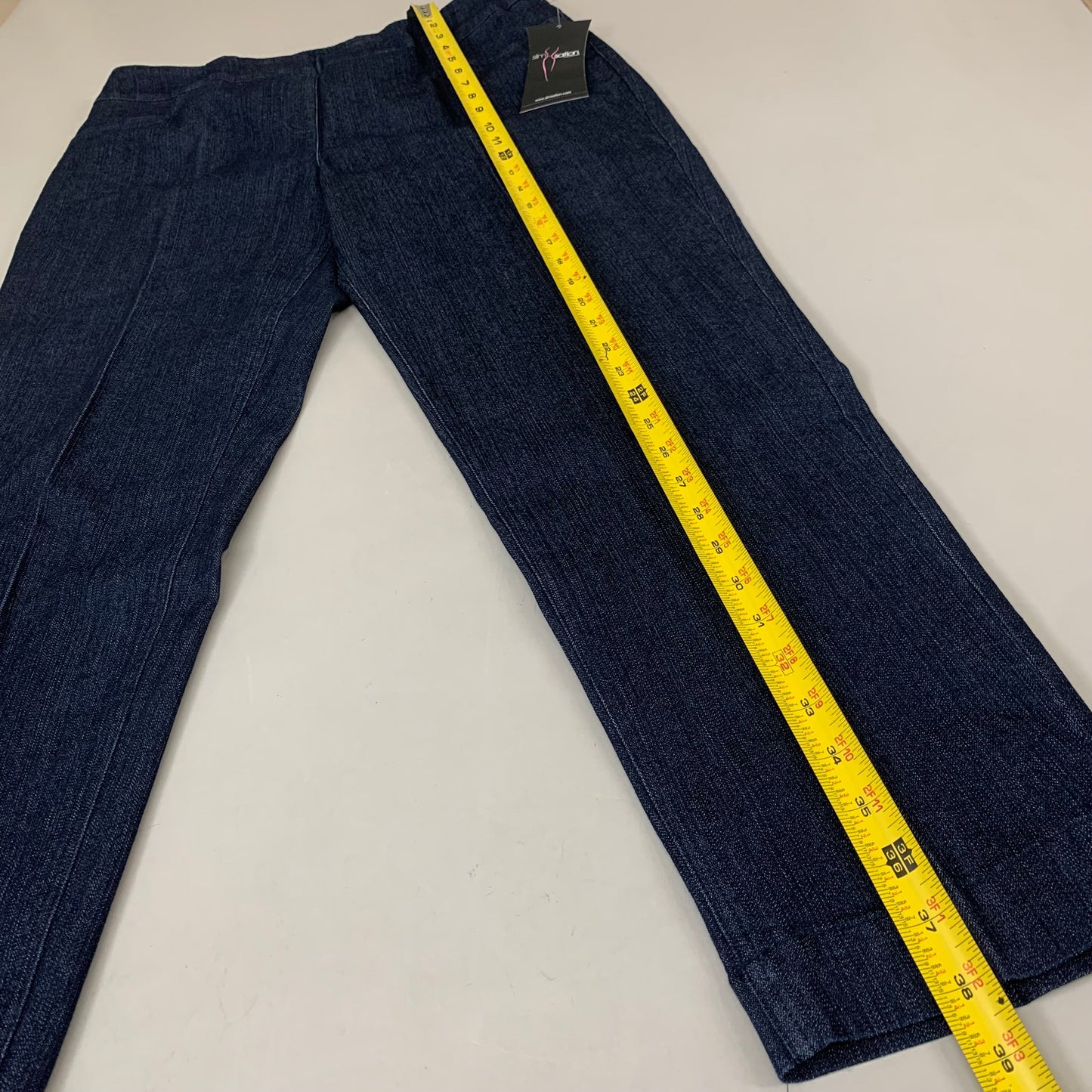 MULTIPLES Ankle Pants Petite Women's Sz 14 Denim M2623P