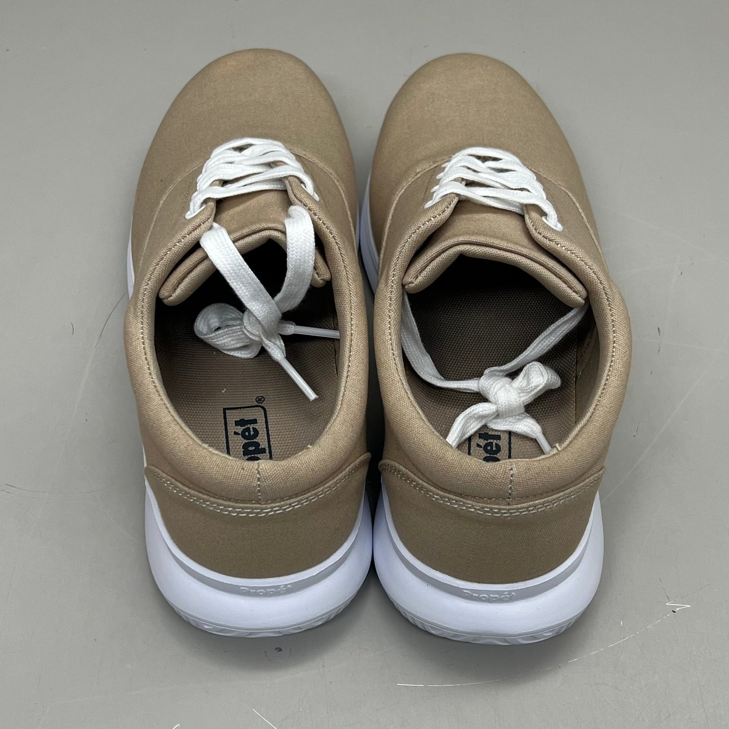 PROPET Flicker Canvas Sneaker Diabetic Friendly Women's Sz 9.5 W(D) Tan WAA192C