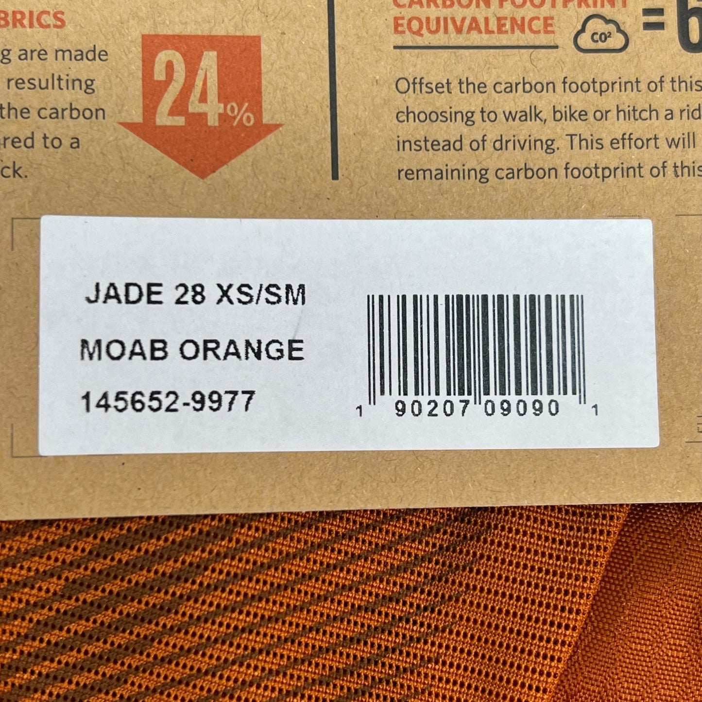 GREGORY Jade 28L Backpack Adjustable Torso Women's XS/SM 2/3lbs Moab Orange