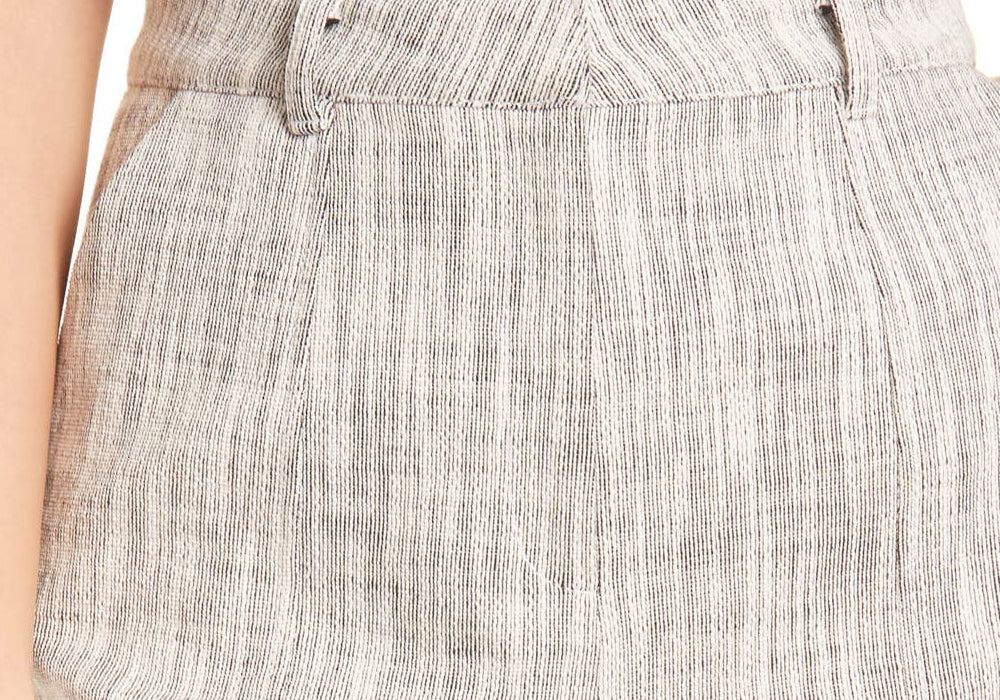 Cinq A Sept Galena Women's Tweed Shorts - Black, Size 6