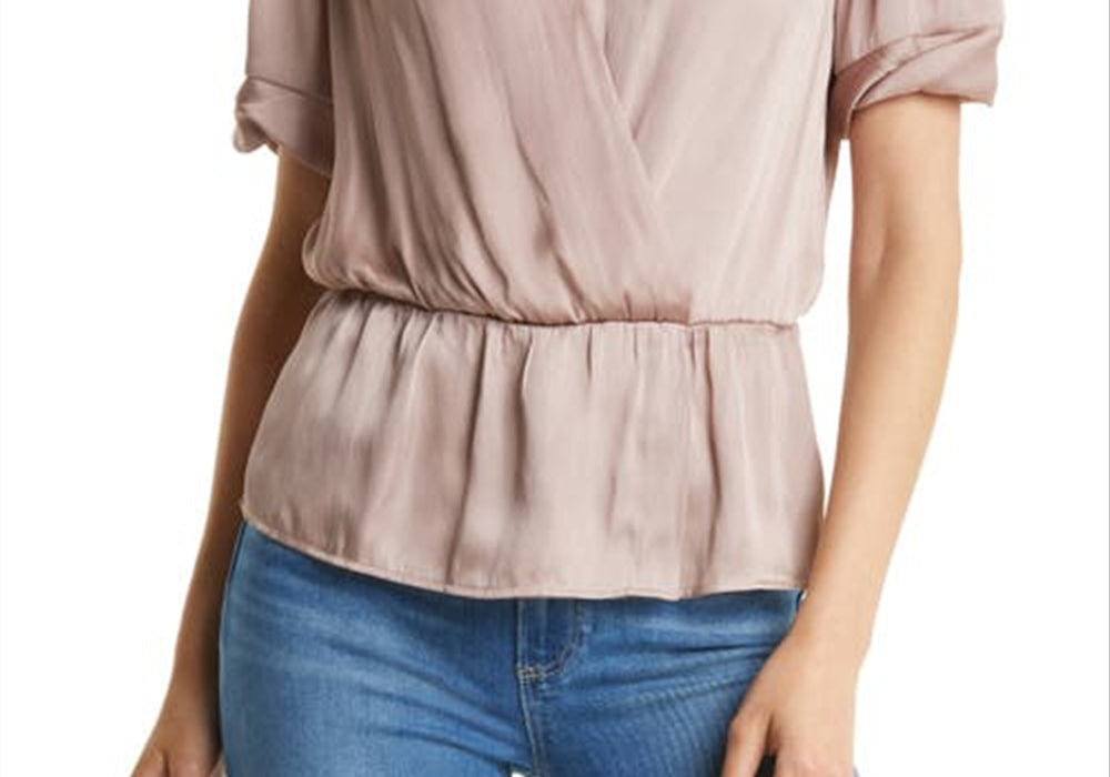 Paige Women's Wild Rose Felicity Peplum Top Size Medium