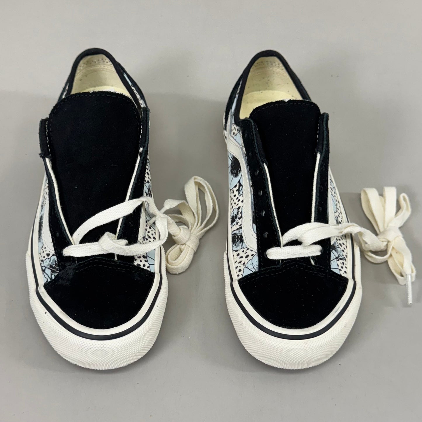 VANS Style 36 Decon VR3 Shoes Women's 5.0 Mens 3.5 Animal Floral Blue Polka Dots