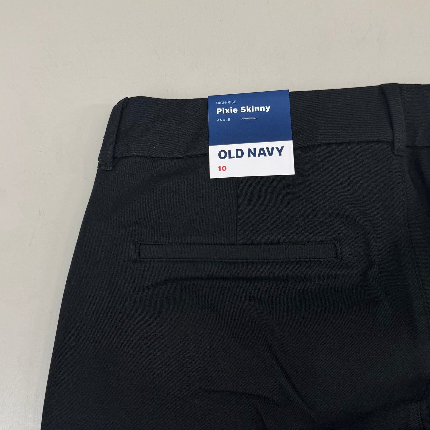 OLD NAVY High Waisted Pixie Skinny Ankle Pants Women's Sz 10 Black 3139011958