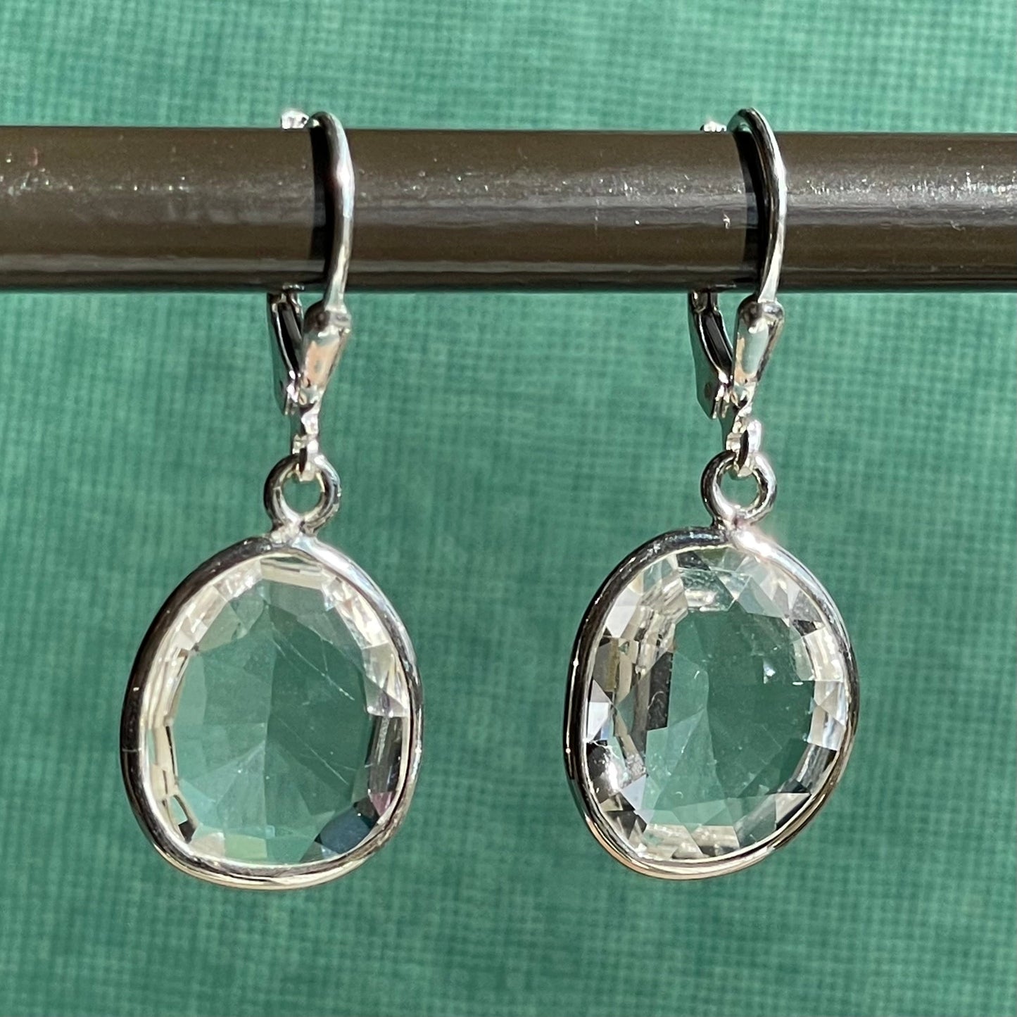 Clear Quartz Danglers