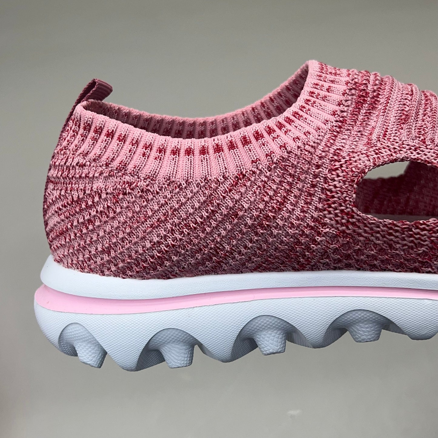 PROPET Travel Activ Avid Knit Shoe Women's Sz 12 Width M(B) Pink/Red WAT064M