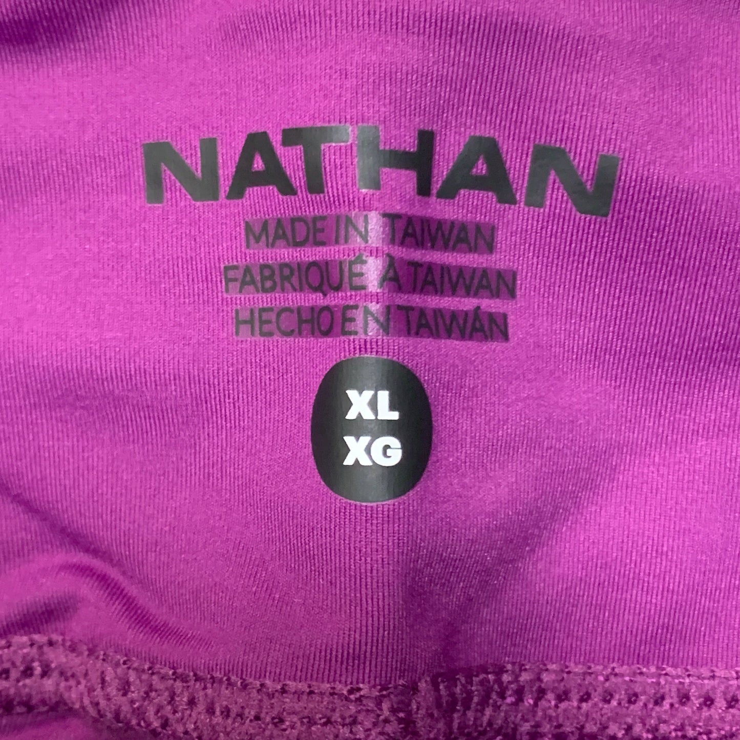 NATHAN Interval 3" Inseam Bike Short Women's Plum Size XL NS51040-70030-XL