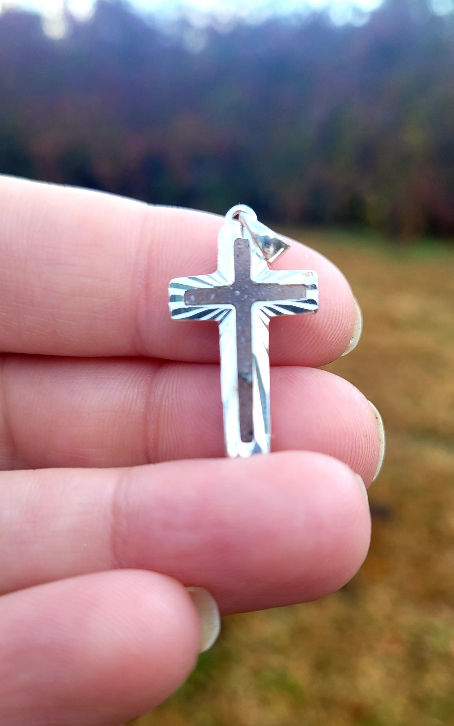 .925 Sterling Silver Cross Pendant