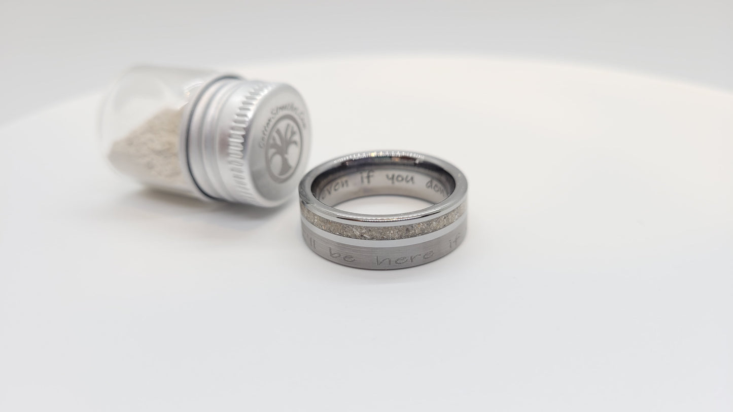 The "I'll Be Here" Memorial Ring