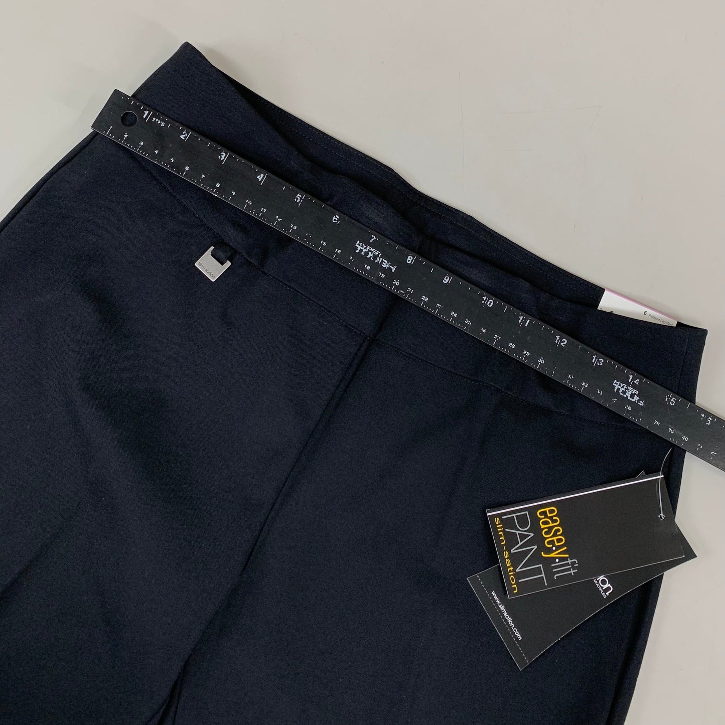 MULTIPLES Relaxed Leg Pant Petite Women's Sz 6 Black