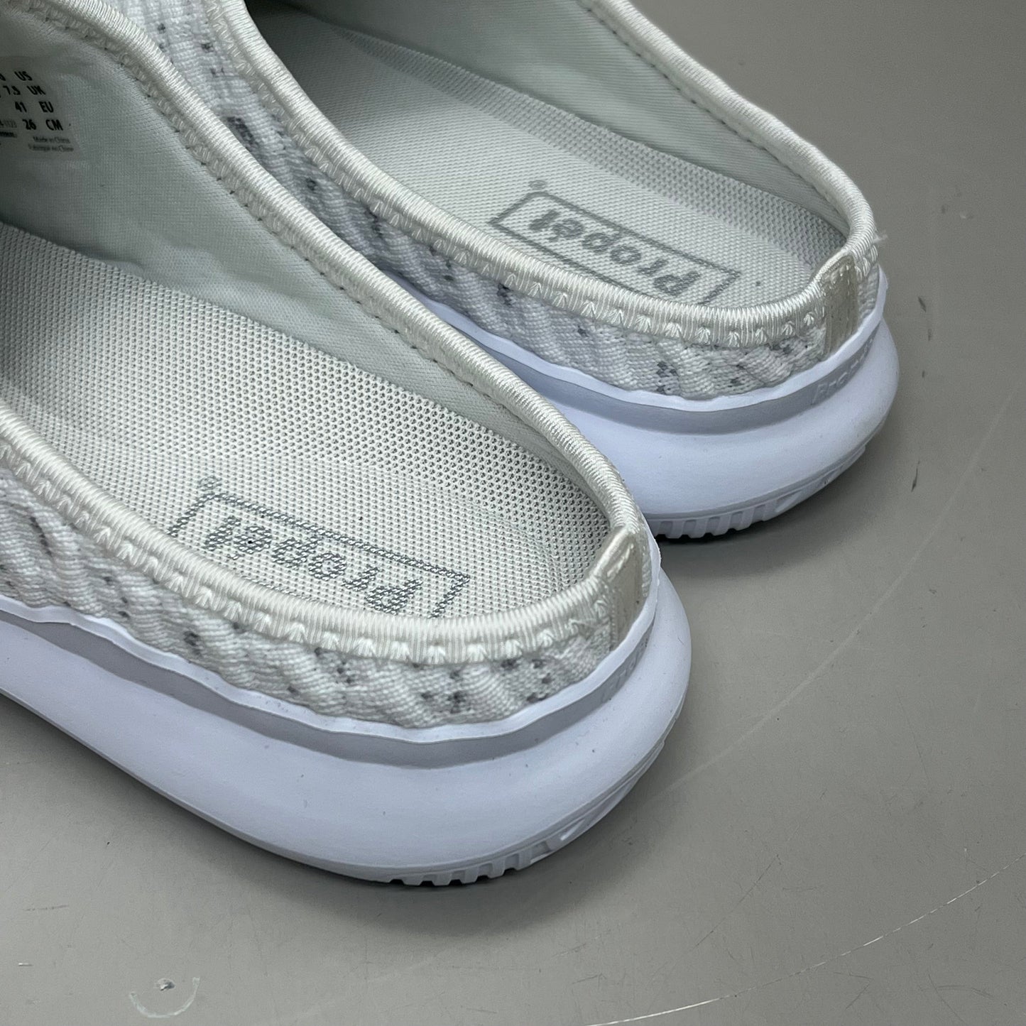 PROPET Travel Bound Slide Remove Footbed Womens Sz 10 N(AA) White Daisy WAT031M
