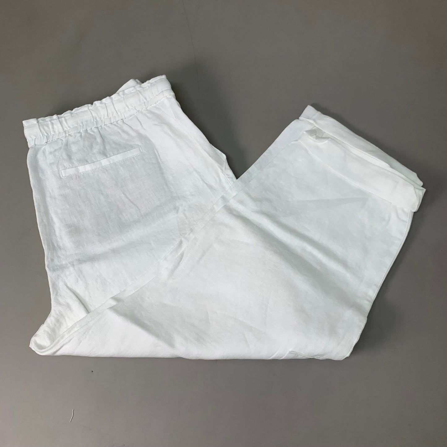 TOMMY BAHAMA Women's Palmbray Tapered Cargo Pant White Size L TW118698 (New)