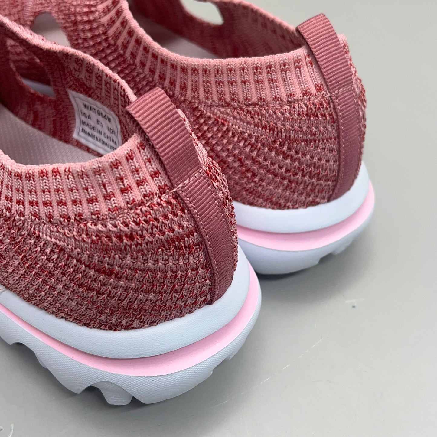 PROPET Travel Activ Avid Knit Shoe Women's Sz 12 Width M(B) Pink/Red WAT064M
