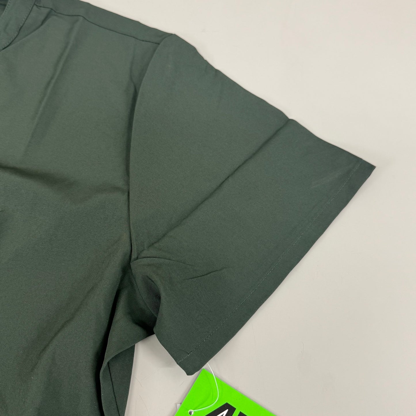 GREEN TOWN 4 Flex Scrubs Jumpsuit Cinch In Waist Women's Sz XL Olive GFX-023AST