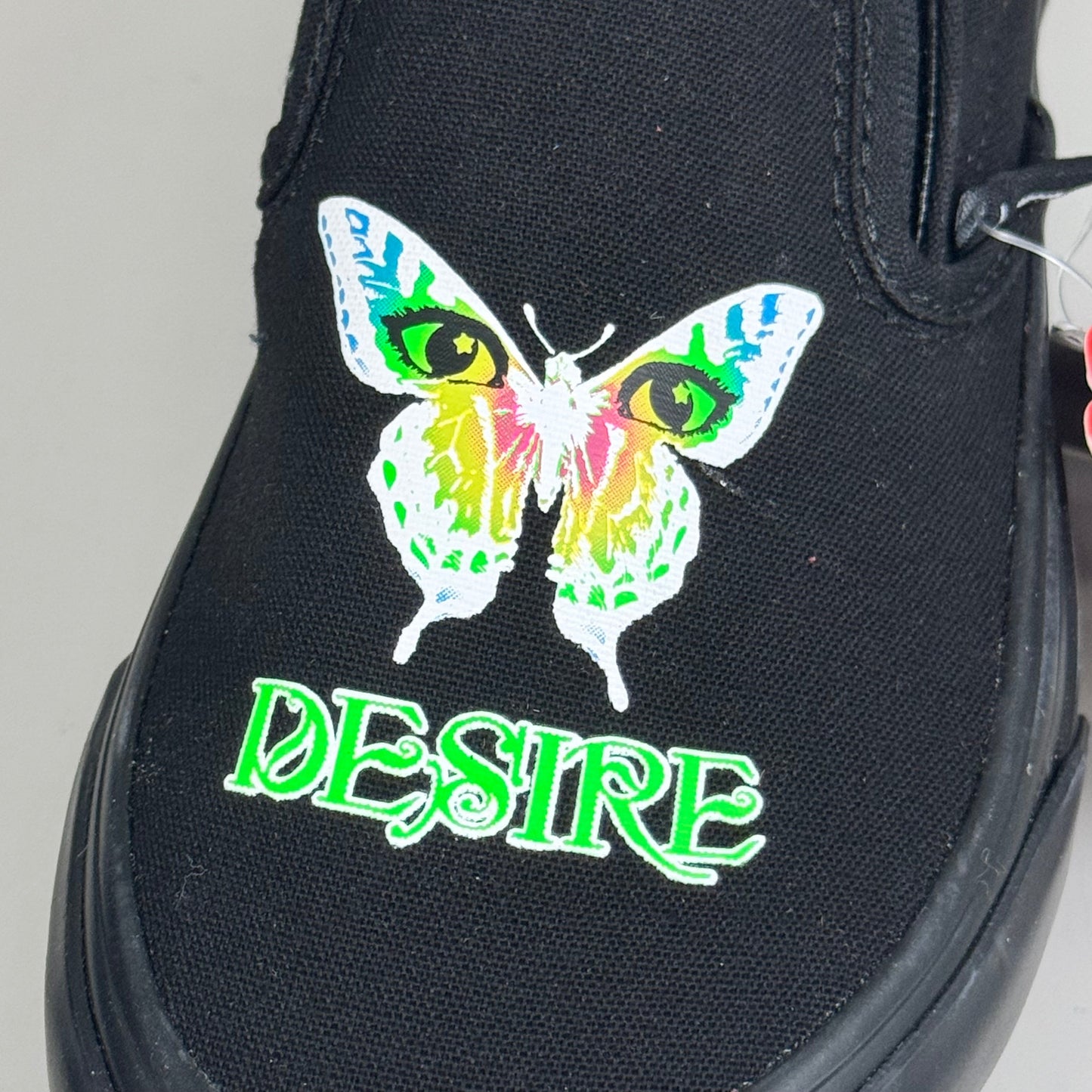 VANS Platform Awaken Desire Print Glow in The Dark Shoe Mens 3.5 Women's 5 Black