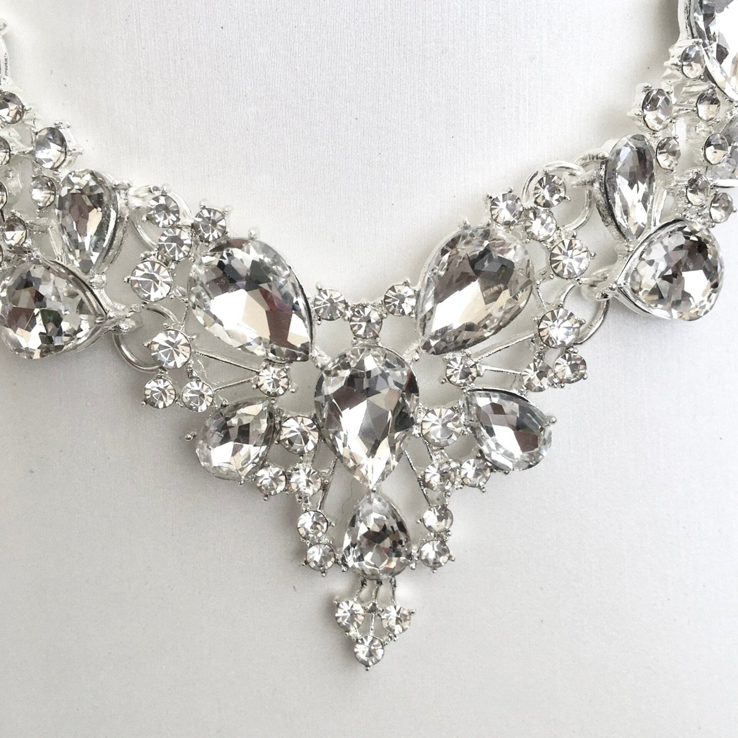 Pamela - Bridal 3-Piece Jewelry Set With Tiara - Available in Gold and Silver