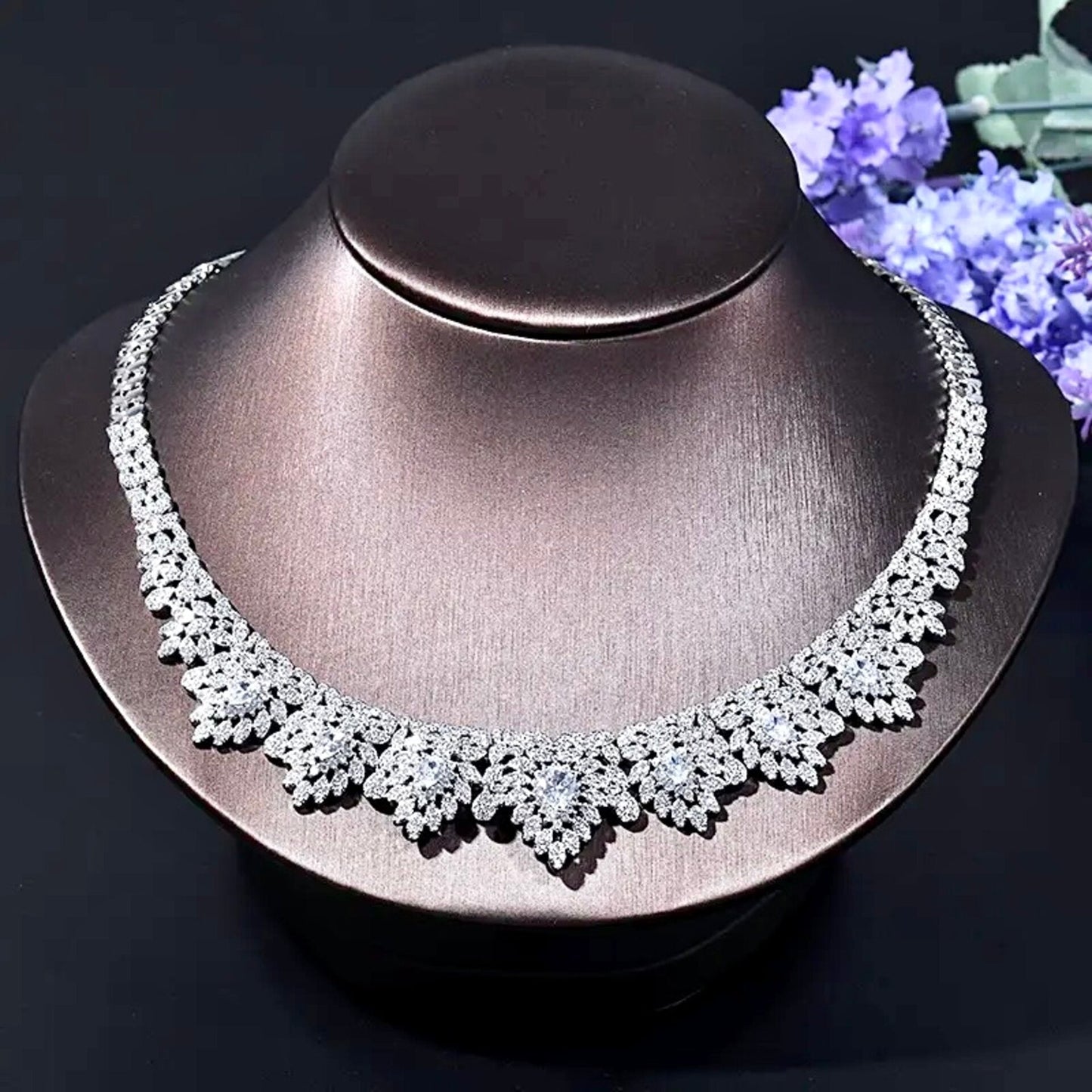 Emmy - 3-Piece Luxury Cubic Zirconia Bridal Jewelry Set