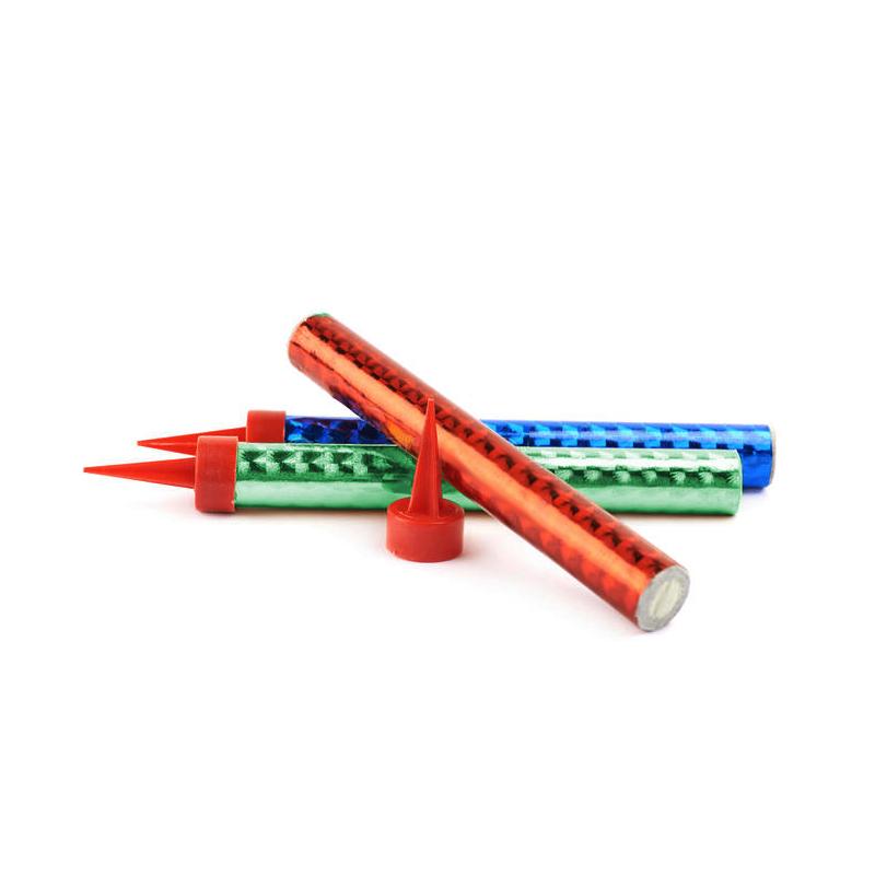 3 Multi Color Sparkling Candles (Small) - Birthday Party Wedding Bottle Service - Candle Sparklers Cake Sparkler