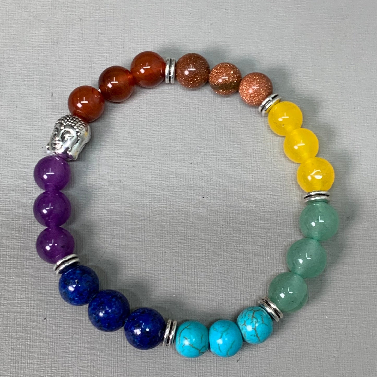 BEST WHOLESALE 12-PACK! Multi Beaded Crystal Bracelets 3" 7 Colors New
