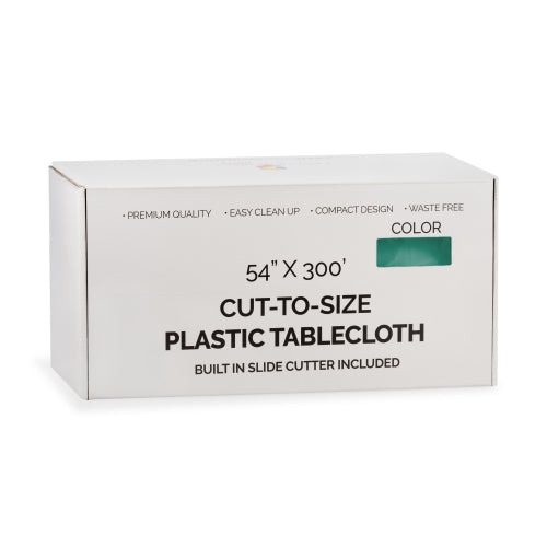 54 In. x 300 Ft. Cut To Size Table Roll | Dark Green