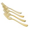 Exquisite Classic Gold Plastic Forks | 20 Count