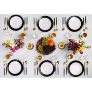 Trendables Forks Black/Gold | 120 Count
