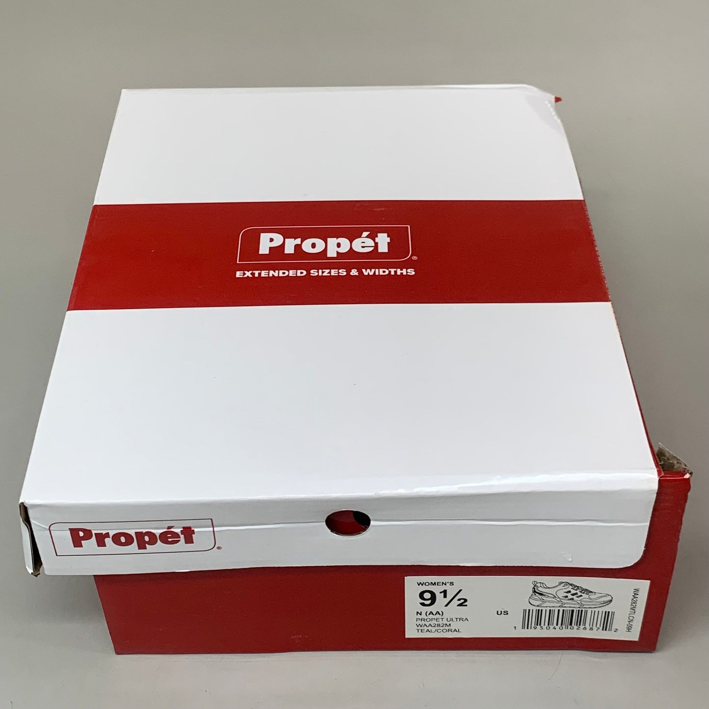 PROPET Ultra Lace-up Sneaker Shoes Women's SZ 9.5 Teal/Coral WAA282MTLCN-09H