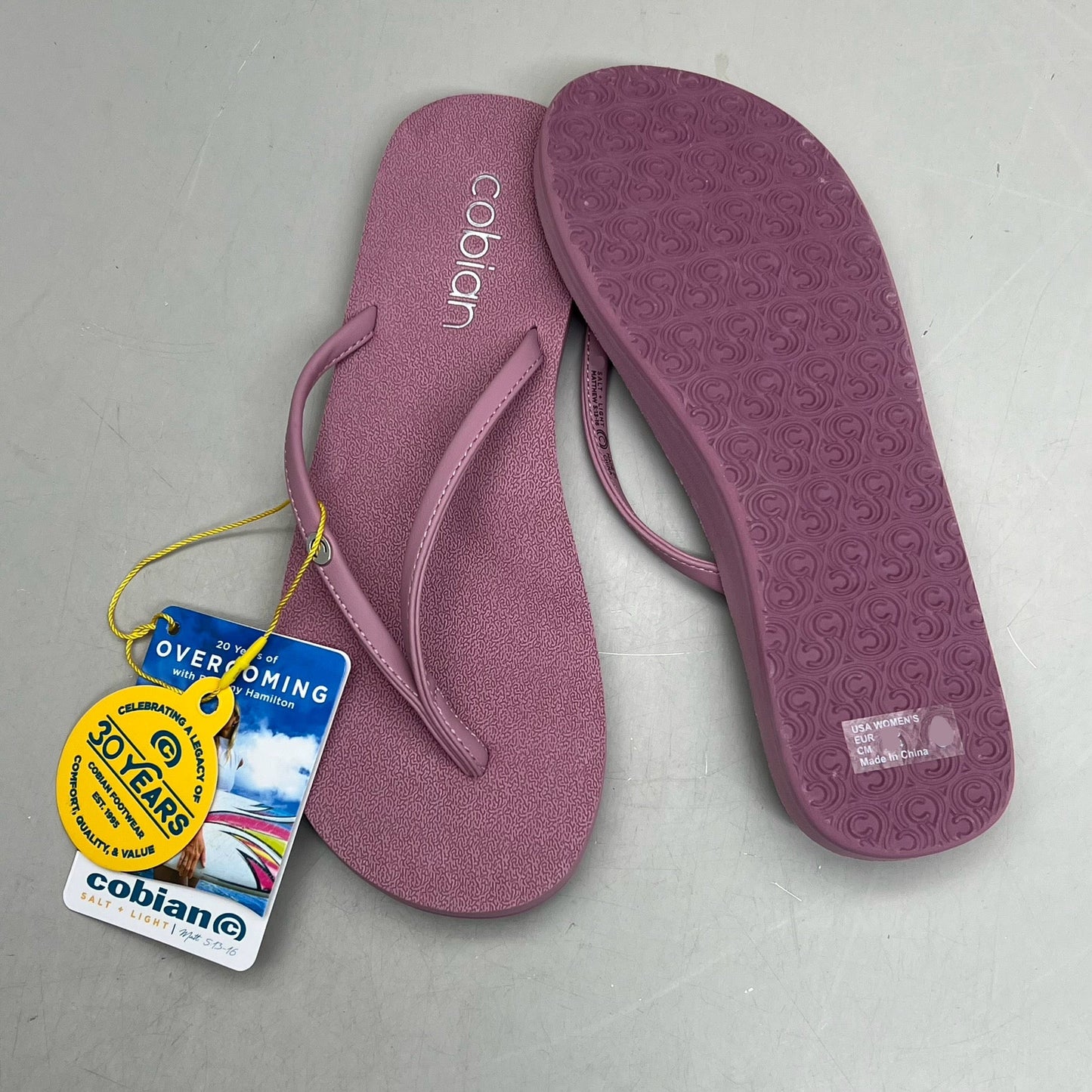 COBIAN Nia's Bounce 2 Sandals Women's Sz 8, EU 38.5 Mauve NIA25-003-8