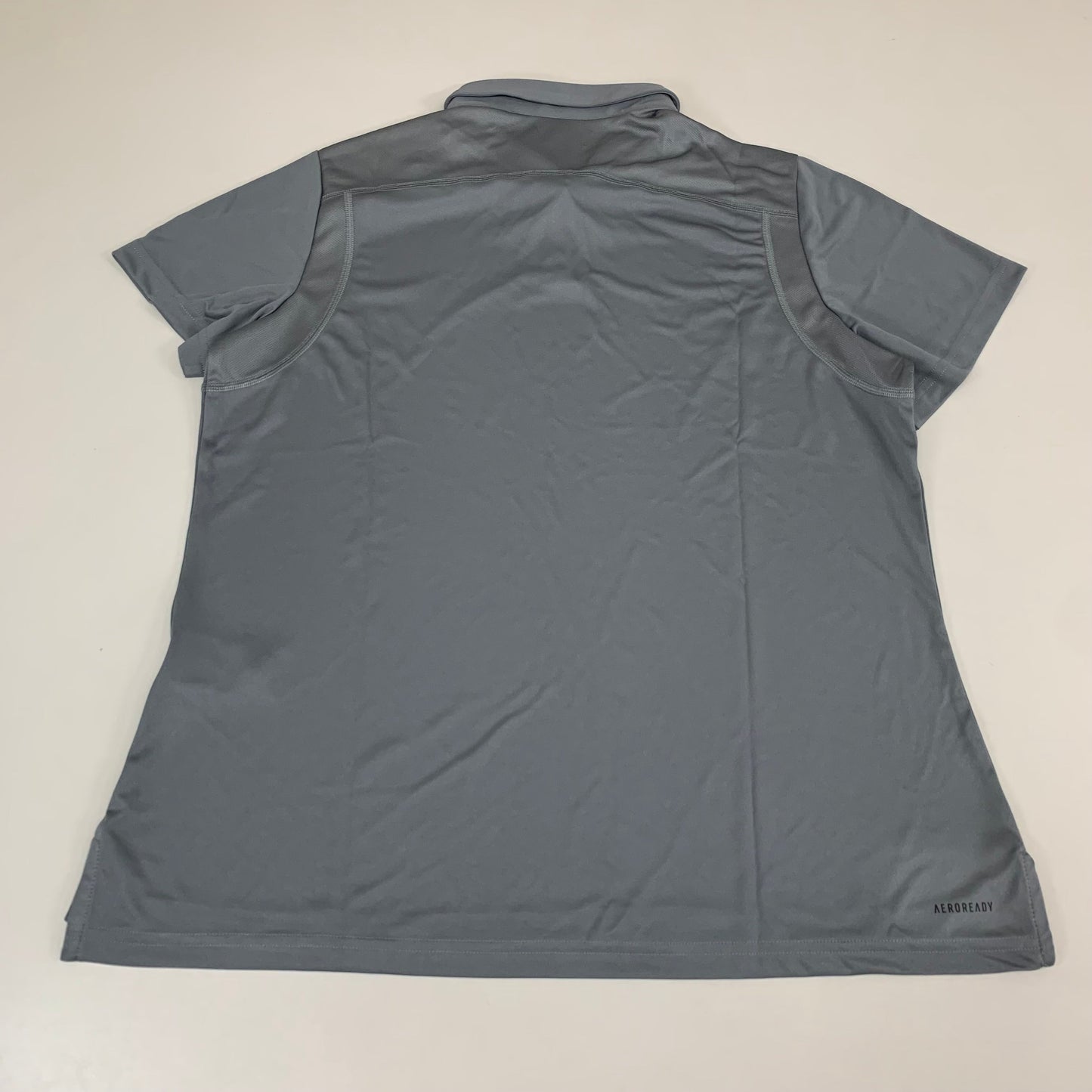 ADIDAS Aeroready Polo Shirt Women's XL Grey HT7680