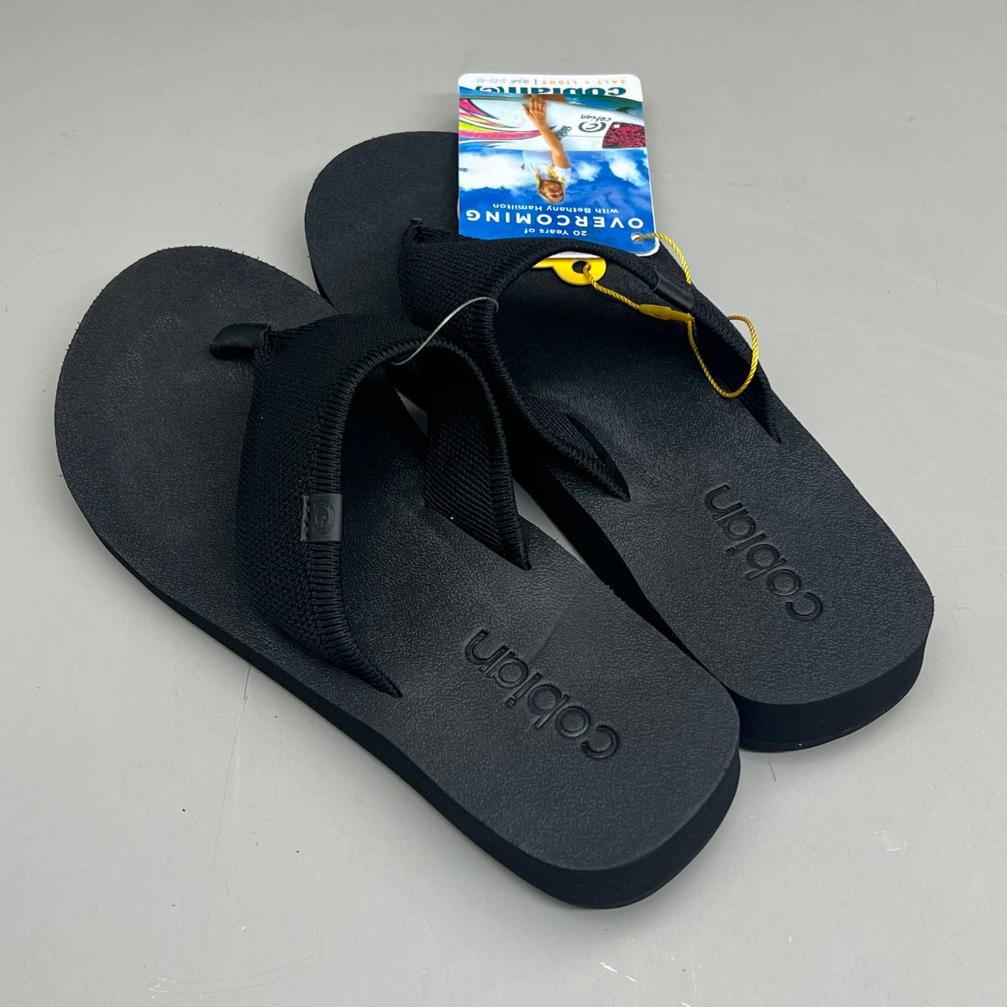 COBIAN Bermuda Bounce Sporty Style EVA Outsole Sandals Women's Sz 10, EU 41 Black BEB24-001-10