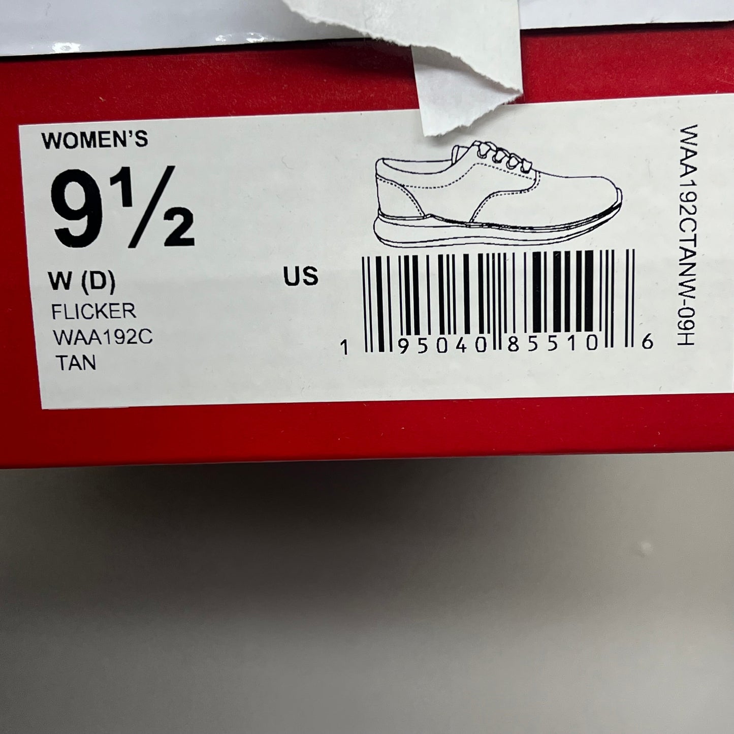 PROPET Flicker Canvas Sneaker Diabetic Friendly Women's Sz 9.5 W(D) Tan WAA192C