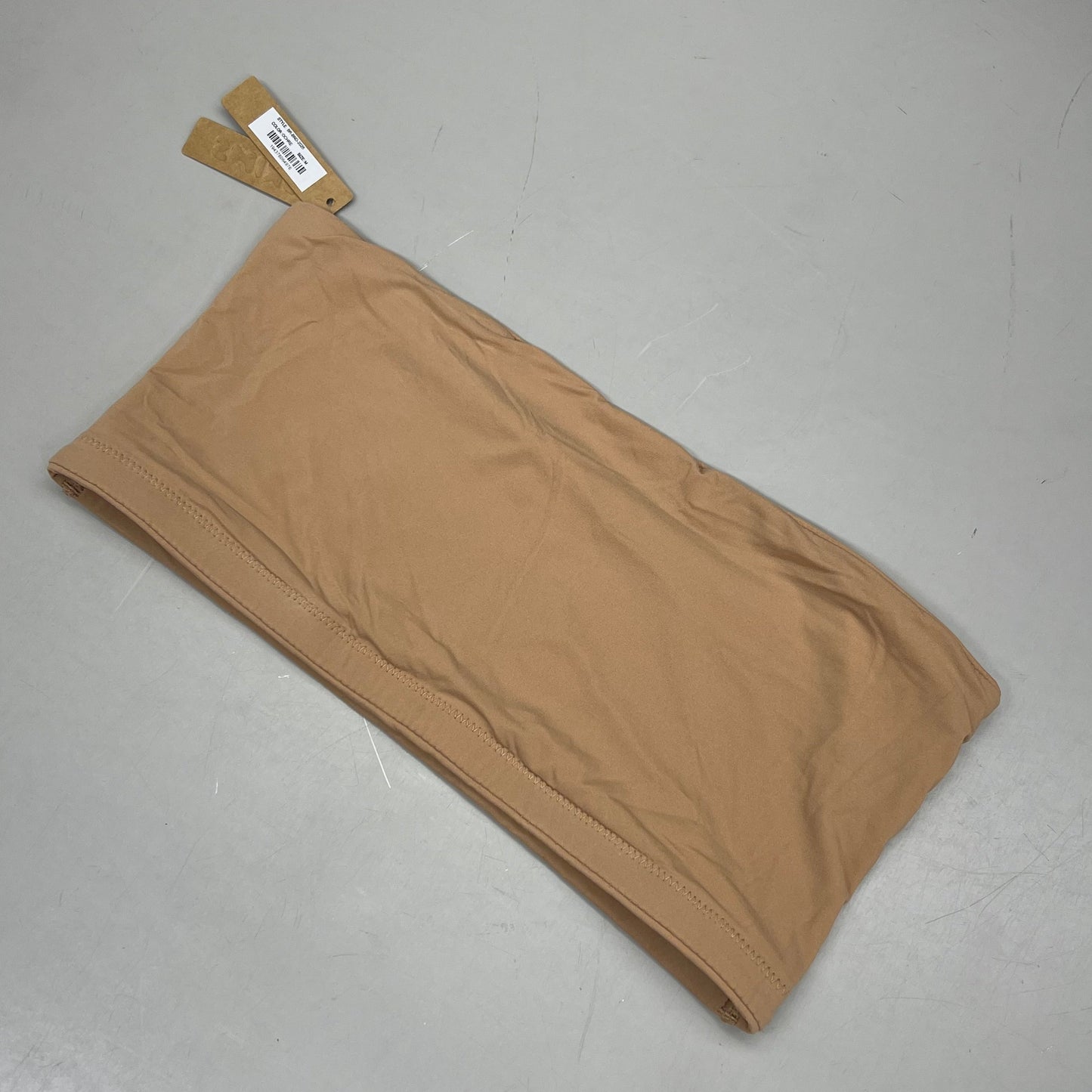 SKIMS Fits Everybody Soft Buttery Seamless Bandeau Women's Sz M Ochre