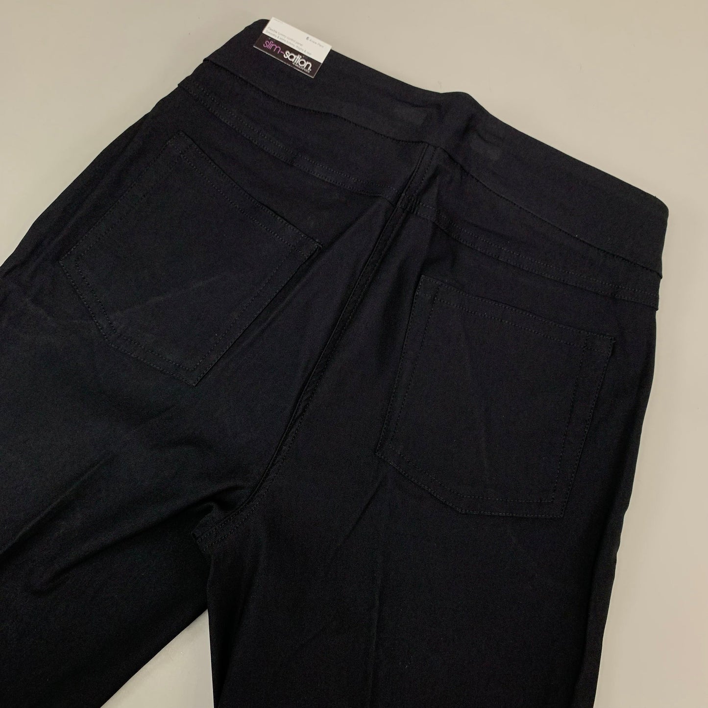 MULTIPLES Ankle Pant Petite Women's Sz 6 Black M30719PM