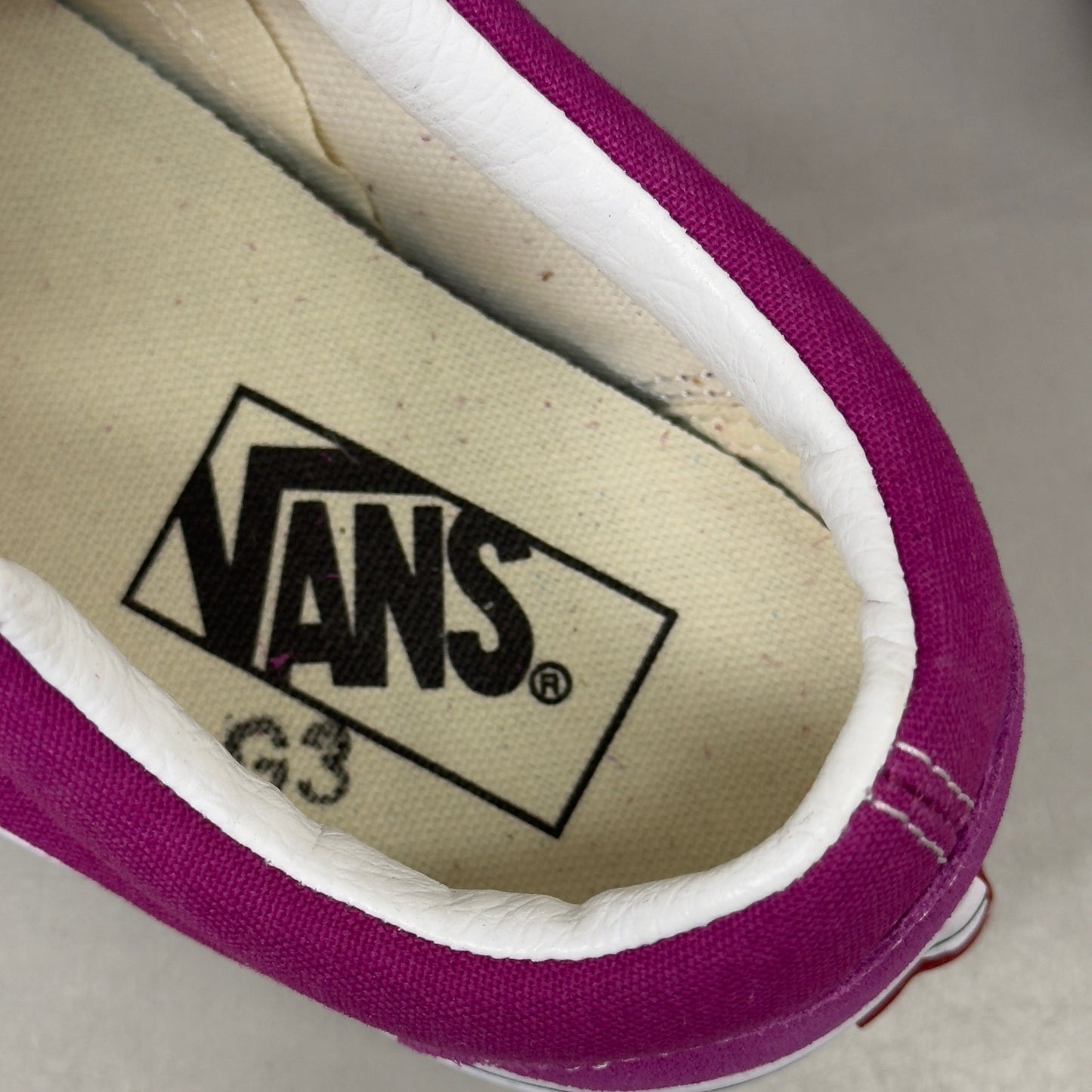 VANS Old Skool Sneakers Canvas & Suede Women's Sz 5.0 Men's Sz 3.5 Purple As-is
