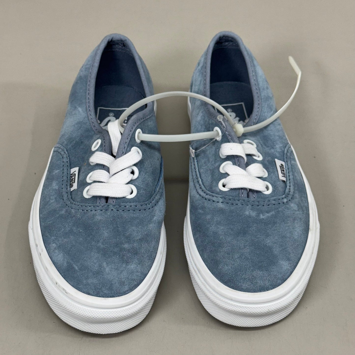 VANS Authentic Suede Casual Shoes Heiq Eco Dry Women's 5.5 Men's 4.0 Ashley Blue
