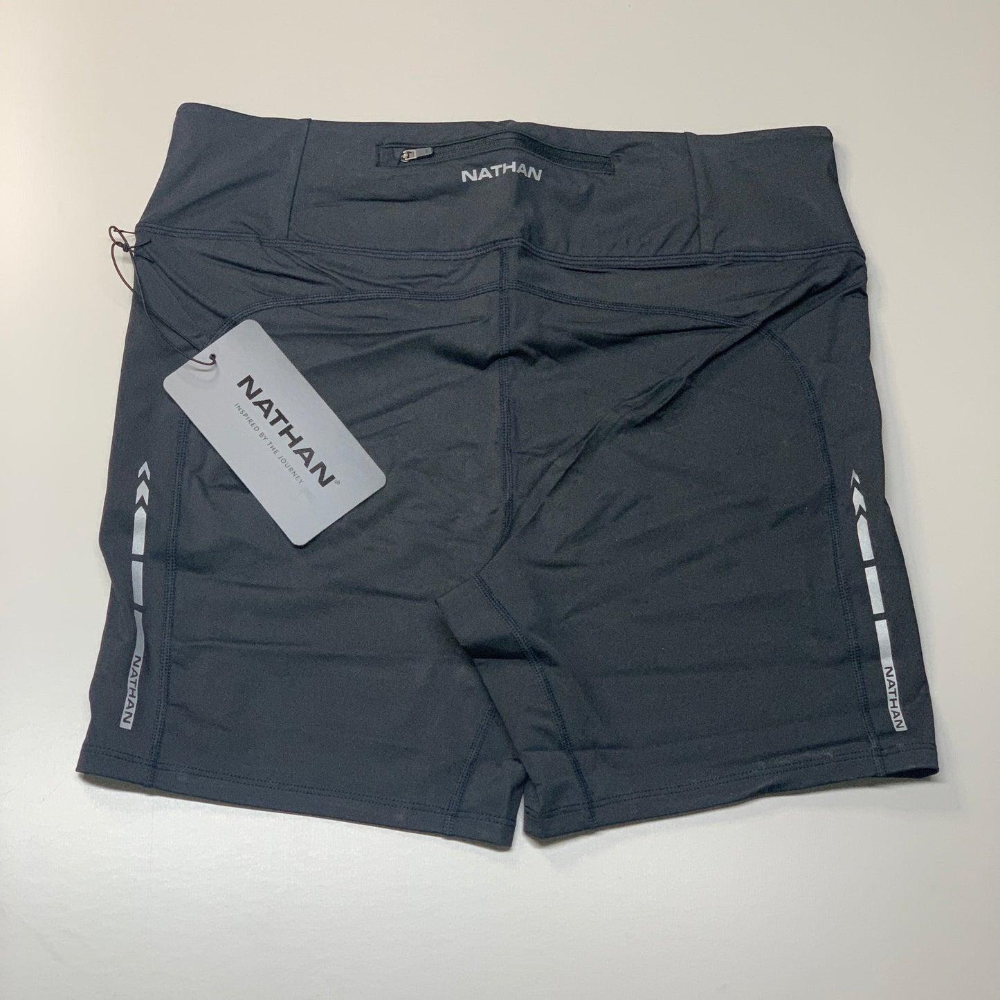 NATHAN Interval 6" Inseam Bike Short Women's Black Size XL NS51520-00001-XL