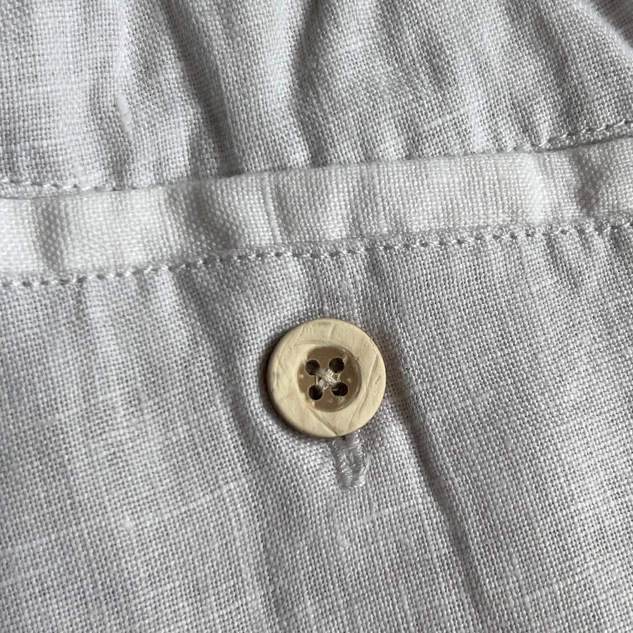 TOMMY BAHAMA Women's Palmbray Tapered Linen Pant White Size XL (New)
