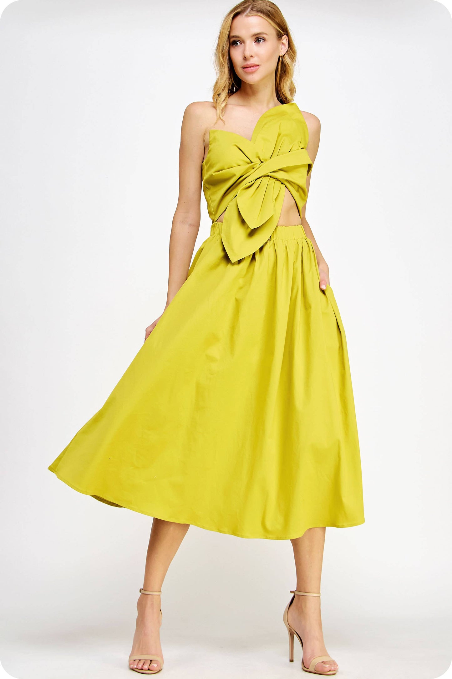 Knotted Bow Dress in color options